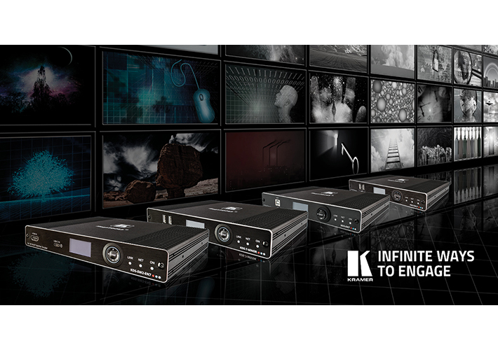 foto noticia Kramer lanza su nueva solución de transmisión AVoIP KDS-7 de alto rendimiento y altamente escalable.